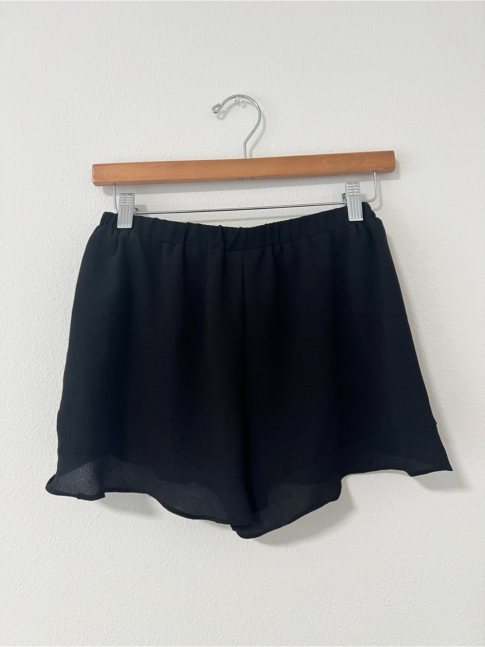Joe B Black Ruffle Drawstring Shorts - Picture 3 of 7